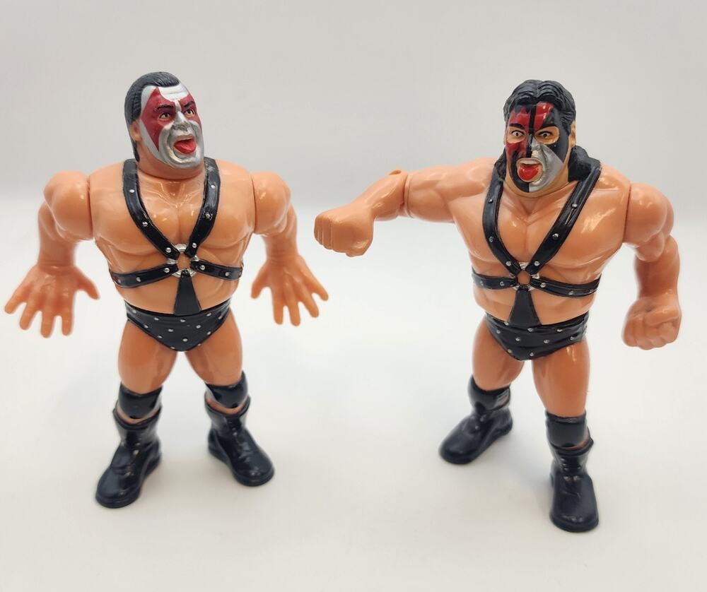 WWF Hasbro Demolition Ax and Smash Set Action Figure 1991 Series 2 WWE Wrestling